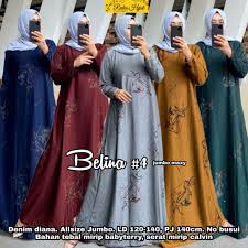 Untuk lebih jelasnya mari simak pembahasannya berikut ini. Buy Gamis Jumbo Belina 4 Ld 120 140 By Redea Seetracker Malaysia