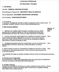 Free 12+ Medical Officer Job Description Samples In Ms Word | Pdf