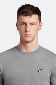 Lyle & Scott T-shirt Martin grijs