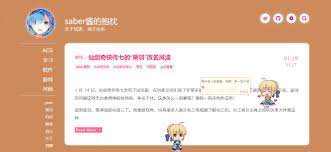 saber酱的抱枕- ACG聚集