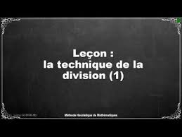 Lecon Division Posee Cm1 Youtube Apprendre les mathématique de cm2 et de cm1 cycle 3, exercice en ligne pour réviser le programme de math de de cm2 et de cm1 de classe primaire. lecon division posee cm1