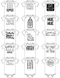 Diy Decorating Station 15 Iron On Vinyl Decals Song Lyric Etsy In 2021 Onesie Station Baby Shower Baby Shower Activities Onesie Station