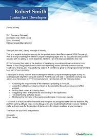 Junior Java Developer Cover Letter Examples - Qwikresume