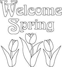 Spring coloring page help kids and adults enjoy the new season. Free Printable Spring Flowers Coloring Pages Coloring Home