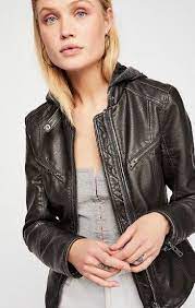 10 Trendy Vegan Leather Hooded Jacket Options For Men Women 2019 Womens Black Monroe Jacke Leather Jacket With Hood Hooded Jacket Faux Leather Biker Jacket