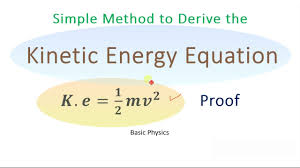 Maybe you would like to learn more about one of these? Kinetic Energy Equation Proof And Explanation Youtube