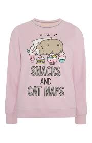 Primark Pusheen Pyjama Top Pusheen T Shirt Pusheen Shirt Kawaii Clothes