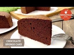 Chocolate Sponge Cake Mykitchen101en Com Chocolate Sponge Cake Cake Recipes Easy Homemade Easy Cake Recipes