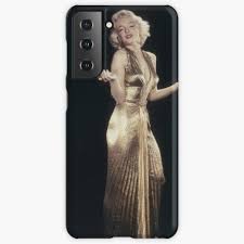 Marilyn monroe women gold cocktail dress xl. Marilyn Monroe In Gold Dress Case Skin For Samsung Galaxy By Classicblondes Redbubble