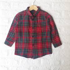 Atasan bahan oxford sariwarna + bawahan dengan bahan kotak arkilik. Kemeja Hem Anak Laki Laki Kemeja Flanel Kemeja Kotak Kotak Anak Laki Laki Bahan Katun Flanel Baju Pakaian Anak Laki Laki Ukuran 1 Sampai 6 Tahun Warna Merah Ompongapparel Lazada Indonesia