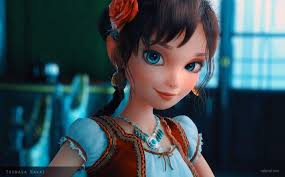 25 Beautiful And Realistic 3d Character Designs From Top Designers Girl Cartoon Characters Girl Cartoon Character Design