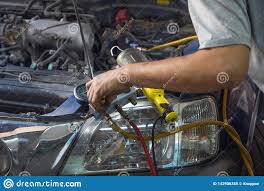 When that happens you need an air conditioner recharge, which includes Auto Mechanic Worker Fixing Air Condition In Car Garage Monitoring Tools Check Car Air Conditioner System Vehicle Engine Stock Image Image Of Parts Refrigeration 142906355
