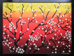 Download 167,065 background sunset stock illustrations, vectors & clipart for free or amazingly low rates! Cherry Blossoms In Sunset Background Painting By Artrayal Artmajeur