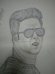 Akshay Kumar Superstar Of Bollywood Male Sketch Drawings Sketches