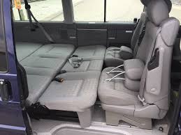 Vw Bus T4 Multivan Zweite Serie Bett Hinten Ausgeklappt Buschecker Buschecker