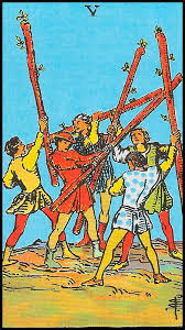 Que Significa El 7 De Bastos En El Tarot Significado De 5 Bastos Arcanos Menores Cartas Del Tarot Baraja De Tarot Arcanos Menores