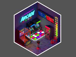 Isometric Arcade V2 Arcade Isometric Design Isometric Room