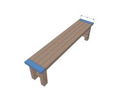 The design is timeless and sound. Farmhouse Bench No Pocket Holes Version Ana White