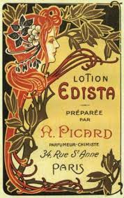 Lotion Edista Art Nouveau Poster Art Nouveau Design Absinthe Art