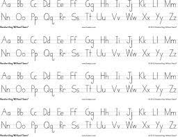 Handwriting Without Tears Print Alphabet Desk Strips 4 Strips Per Sheet Handwriting Without Tears Print Handwriting Teaching Handwriting