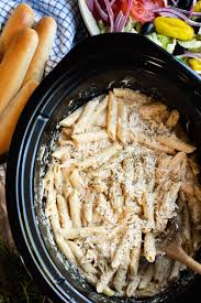 Slow Cooker Olive Garden Chicken Pasta The Magical Slow Cooker Recipe Crockpot Recipes Slow Cooker Crockpot Dishes Chicken Crockpot Recipes