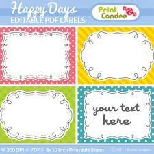 Download different types of labels. Printcandee Store Com Printable Label Templates Labels Printables Free Classroom Labels