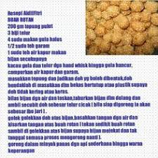 Masa buat kuih ini memang tak sukat bahan bahan yang digunakan. Resepi Buah Rotan Sukatan Cawan