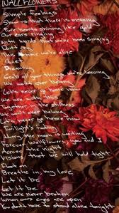 Lyrics To Wallflowers By The Chain Gang Of 1974 If You Ve Never Heard This Song You Should Go Check It Out It S One Of My P Summertime Wallflower Painting