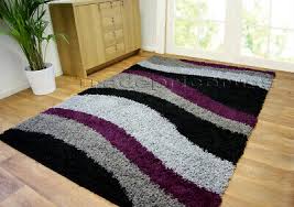 Check spelling or type a new query. Home Furniture Diy Large Thick Grey Silver Black Purple Aubergine Wavey Shaggy Soft Deep Pile Rug Rugs Carpets
