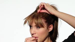 Thumbs up if you e. How To Fake Fringe With Top Knot Bun Easy Hairstyles For Long Hair Video Dailymotion