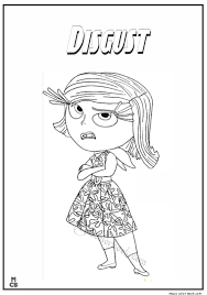 Inside out disgust coloring pages. Inside Out Archives Magic Color Book Inside Out Coloring Pages Disney Coloring Page Coloring Pages