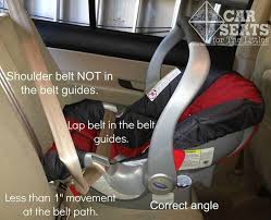 Installing An Infant Car Seat Without The Base Baby Car Seats Car Seats Child Passenger Safety