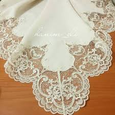 Simli Keten Masaortusu Simliketen Masaortusu Keten Servismasaortusu Simli Cappuccino Ceyizlik Ceyiz Hanimeli Tablecloth Table Pucca Dantel Ortuler