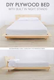 Plywood offers an affordable option to reinforce your bed frame, and it's easy to diy. Diy Plywood Bed Modern Builds