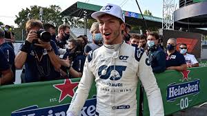 The win is also very significant as it is the first time that victory has gone to a team outside what is considered the top three since the start of the hybrid era. Alphatauri S Pierre Gasly Completes Shock Victory In Thrilling Italian Grand Prix Sport The Times