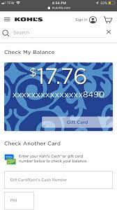 The mobile gift wallet offers a simple yet accurate way to retrieve real time card balances since gap, h&m, hollister, home depot, ihop, itunes, jcpenney, joann fabrics, justice, kohls, kroger, lowes, macy's, nike, nordstrom, old navy. Checked My Kohl S Gift Card Balance Murica Murica