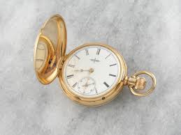 Check spelling or type a new query. Floral Engraved Solid Gold Hunters Case Elgin Pocket Watch Circa 1889