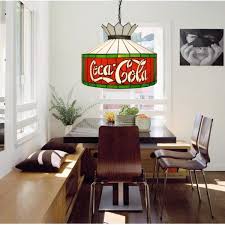 Can be hanging light or lamp. China Tiffany Stained Glass Pendant Lamp Coca Cola Pattern Ceiling Lights For Hotel Restaurant Photos Pictures Made In China Com
