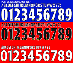 Alongside the club the player plays for, they show the players' nationality, age and number of appearances. Portugal League 2006 2007 Football Kit Nameset Yfs Your Football Shirt