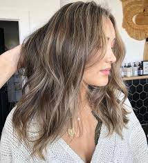 Partial Highlights Short Hair Balayage Partial Highlights Brunette Hair Color
