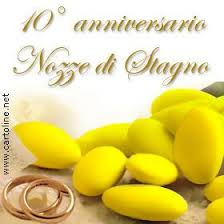 Tanti auguri di buon anniversario tesoro mio. Decimo Anniversario Di Matrimonio
