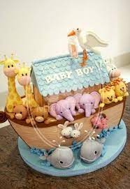Trendy Baby Shower Cake Topper Decorating Supplies Ideas Baby Shower Cakes Baby Shower Cake Topper Noahs Ark Cake