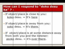 In almost every aspect of japanese language and culture, there are multiple. Japanese Weekly Expressions 5 Doko Desu Ka Where Is It Youtube