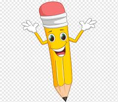 Pensil Kartun Pensil Kartun Karakter Kartun Makanan Pensil Warna Png Pngwing