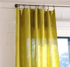 Flax gold blackout vintage textured faux dupioni curtain $64.99. Best Linen Curtains By Rough Linen