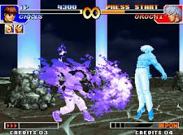 Orochi's form as seen in kof97 is merely orochi changing chris' form to represent . The King Of Fighters 97 Screenshots For Neo Geo Mobygames