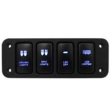 Driving Spot Lights Led Off Led Light Bar Switch Panel Abs Environmental Protection Shell And Copper Wire For Toyota Hilux Vigo Car Switches Relays Aliexpress