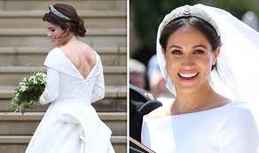 13 oct 2020 by rebecca cope. Princess Eugenie Wedding Dress How Did Eugenie S Dress Compare To Meghan Markle S Royal News Express Co Uk