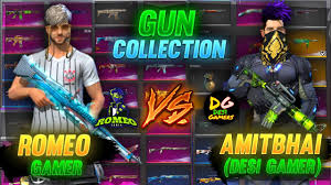Free download hd or 4k use all videos for free for your projects. Amit Bhai Vs Romeo Gamer Gun Collection Who Will Win Best Guns Of Garena Free Fire Youtube
