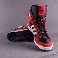 This pair uses a suede base like th. Men S Shoes Adidas Pro Conference Hi Black Red White Footshop